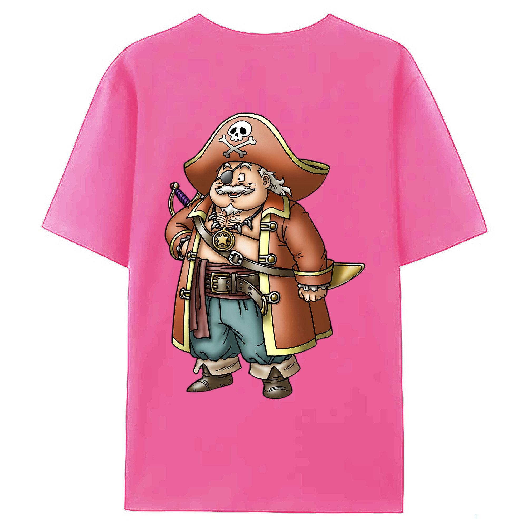 （画像用） ドラゴンクエスト Doragon Kuesuto Dragon Quest レディース半袖Tシャツ(バックプリント)